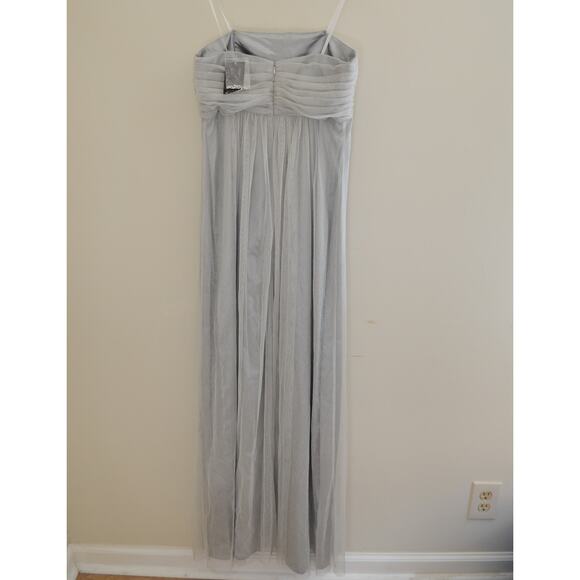 Y2K BCBG Strapless Tulle Rhinestone Gown Size 8 - Picture 6 of 8